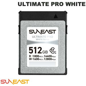 SUNEAST 512GB ULTIMATE PRO WHITE Series CFexpress Type B Card PCIe Gen3 x2 R:1800MB/s W:1600MB/s # SE-CFXB512GW1800 TC[Xg ([J[h)