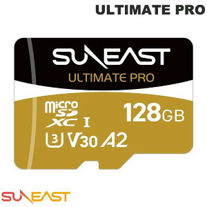 SUNEAST 128GB ULTIMATE PRO MicroSDXC UHS-III V30/C10/A2 microSD [J[h R:185MB/s W:150MB/s # SE-MSDU1128B185 TC[Xg ([J[h)