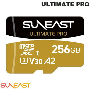 SUNEAST 256GB ULTIMATE PRO MicroSDXC UHS-III V30/C10/A2 microSD [J[h R:185MB/s W:150MB/s # SE-MSDU1256B185 TC[Xg ([J[h)
