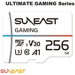 SUNEAST 256GB ULTIMATE GAMING Series microSDXC Card UHS-III V30/C10/A1 microSD [J[h R:185MB/s W:160MB/s # SE-MSDU1256DGM TC[Xg ([J[h)