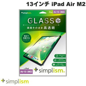 Simplism 13C` iPad Air M3 (2025) / M2 (2024)  ʕی십KX # TRV-IPD24AL-GL-CC VvY (^ubgptیKXtB) 2024
