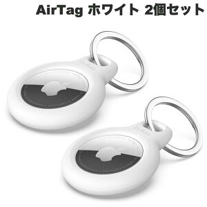 BELKIN AirTag L[Ot یP[X zCg 2Zbg # F8W973btWHT xL (AirTag GA^O z_[ Jo[) yZbgłz