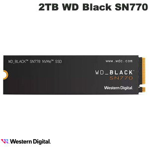 Western Digital 2TB WD Black SN770 NVMe SSD M.2 2280 # WDS200T3X0E EGX^fW^ (SSD)