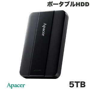 Apacer 5TB ^ |[^uHDD USB 3.2 Gen1 ubN # AP5TBAC237B-1 AyCT[ (n[hfBXN)