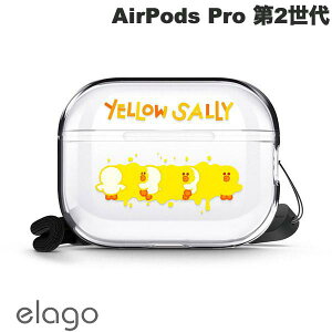 elago AirPods Pro 2 LINE FRIENDS YELLOW SALLY Xgbvt TPUP[X SALLY # EL_A2PCSTPLY_SA GS (Apple AirPods ProP[X)
