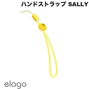 elago LINE FRIENDS ROUND STRAP �X�}�[�g�t�H�� �n���h�X�g���b�v SALLY # EL_ALLSRFB2L_SA �G���S (�X�g���b�v)
