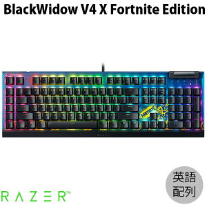 Razer BlackWidow V4 X Fortnite Edition Yellow Switch pz  L }`t@NV[[񎟃fBAL[ JjJ Q[~OL[{[h [U[ [R0522]