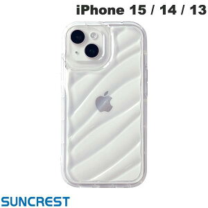 SUNCREST iPhone 15 / 14 / 13 I[V[gt 2WAYP[X ANX^Ή EF[u NA # i37FiJS12 TNXg (X}zP[XEJo[)
