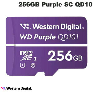 [lR|X] Western Digital 256GB Purple SC QD101 Ultra Endurance Class10 UHS-I SDXC micro SD # WDD256G1P0C EGX^fW^ ([J[h)