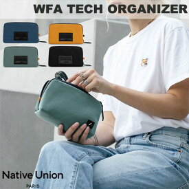 ガジェットポーチ ガジェットケース PC小物ケース おしゃれ Native Union WFA TECH ORGANIZER スリムポーチ ネイティブユニオン (バック) イギリス 英国ブランド スマホ ガジェット ケース 充電器 USBケーブル ハブ SDカード イヤホン