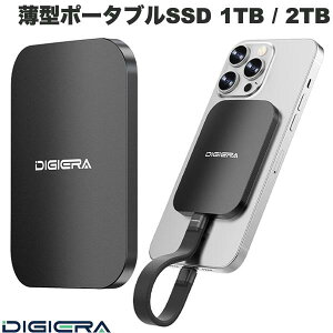 DIGIERA MagSafe�Ή� ���^�|�[�^�u��SSD DGLPS2020MT�V���[�Y �f�B�W�G�� (�O�t��SSD) �}�O�l�b�g ���� �y�� ProRes�^�� IP65 �h�� �h�o