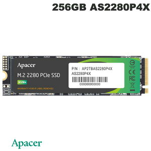 Apacer 256GB AS2280P4X M.2 SSD PCI-ExpressGen3x4 R=2100MB/s W=1300MB/s 3D TLC # AP256GAS2280P4X-1 AyCT[ (SSD)