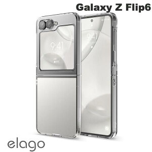 elago Galaxy Z Flip6 CLEAR CASE Transparent # EL_ZL6CSPCZC_TR GS (AhChX}zP[X) MNV[