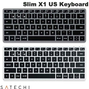 Satechi Slim X1 Bluetooth Backlit Keyboard US Layout Macpz L / CXΉ eL[X L[{[h (BluetoothL[{[h) MacΉ Te` ^ubg X}z QWERTYCAEg 3}`ڑ X
