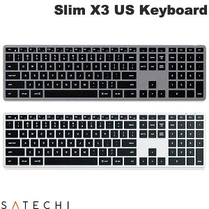 Satechi Slim X3 Bluetooth Backlit Keyboard US Layout Macpz L / CXΉ tTCY L[{[h (BluetoothL[{[h) Te` MacΉ ^ubg X}z Xy[XO[ / Vo[