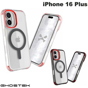 GHOSTEK iPhone 16 Plus Covert MagSafe対応 抗菌 クリアタフケース ゴーステック (スマホケース・カバー)