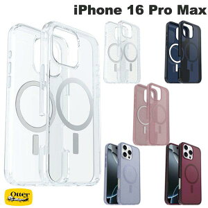 OtterBox iPhone 16 Pro Max Symmetry Clear (Vg[) ϏՌ MagSafeΉ Ib^[{bNX (X}zP[XEJo[)
