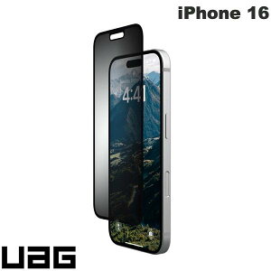 UAG iPhone 16 REMOVABLE PRIVACY ECO SHIELD ̂h~tB # UAG-IPH24MB-RPE-SP [G[W[ (X}zptیtB)