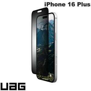 UAG iPhone 16 Plus REMOVABLE PRIVACY ECO SHIELD ̂h~tB # UAG-IPH24LB-RPE-SP [G[W[ (X}zptیtB)