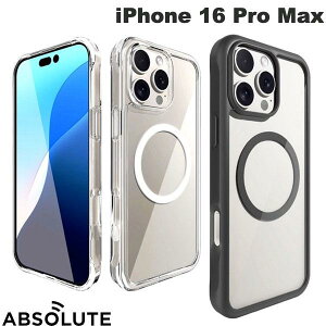 Absolute Technology iPhone 16 Pro Max LINKASE AIR with Gorilla Glass TPUdl R MagSafeΉ SKXP[X Au\[g eNmW[ (X}zP[XEJo[) NAP[X Y܂ŕی