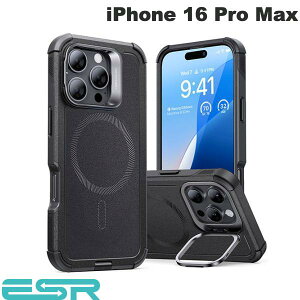 [K̔X] ESR iPhone 16 Pro Max Cyber Armor MagSafeΉ X^ht ϏՌP[X ubN # ES27167i16PM C[GXA[ (X}zP[XEJo[)