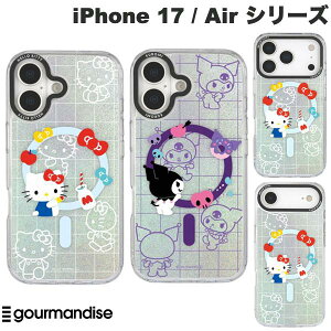 iPhone17 P[X n[LeB N~ TI 킢 iPhoneAir P[X HelloKitty gourmandise iPhone 17 / 17 Pro / Air TILN^[Y Camera Frame MagSafeΉP[X O}fB[Y (X}zP[X