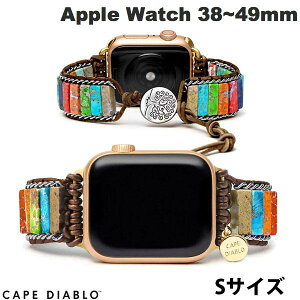 Apple Watch oh fB[X v  킢 CAPE DIABLO Apple Watch 38~49mm VR΃oh nhCh `N GiW[ STCY P[vfBAu uXbg {w~A 38 40 41 42 44 45 46 