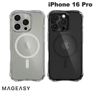 MagEasy iPhone 16 Pro Atoms M PCxTPU �n�C�u���b�h�P�[�X MagSafe�Ή� �}�O�C�[�W�[ (�X�}�z�P�[�X�E�J�o�[) �N���A�P�[�X