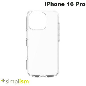 Simplism iPhone 16 Pro LIGHT SHIELD �Ռ��z�� �n�C�u���b�h�N���A�P�[�X �N���A # TR-IP24M3-LD-CLCL �V���v���Y�� (�X�}�z�P�[�X�E�J�o�[) �g���j�e�B
