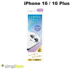 Simplism iPhone 16 / 16 Plus Amulet 掿ʐ^B EgNA JYیKX  # AM-IP24M2-LCA-2ARCC VvY (JYveN^[)