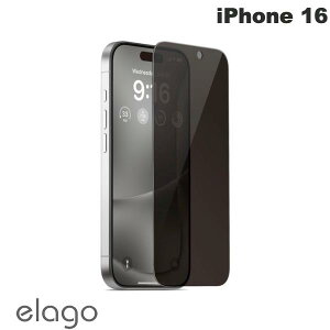 elago iPhone 16 PRIVACY GLASS Clear tیKX 1 0.7mm # EL_IPNSPBGVC_CL GS (X}zptیKXtB) `h~ wh~