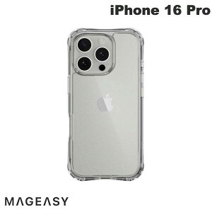MagEasy iPhone 16 Pro Atoms PCxTPU �n�C�u���b�h�P�[�X Transparent # ME_IPRCSPTAT_TR �}�O�C�[�W�[ (�X�}�z�P�[�X�E�J�o�[) �N���A�P�[�X