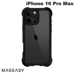 MagEasy iPhone 16 Pro Max Odyssey PCxTPU nCubhP[X Leather Black # ME_IPGCSPTOD_LB }OC[W[ (X}zP[XEJo[)