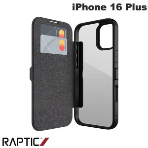 RAPTIC iPhone 16 Plus Urban Folio 蒠^nCubhP[X Black # RT_IPBCSPLUF_BK veBbN wʃNAP[X ubN^Cv J[h[  U[    ubN NA