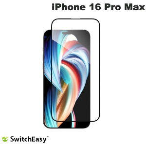 SwitchEasy iPhone 16 Pro Max Glass 9H �K���X�t�B���� Transparent 0.6mm # SE_IPGSPEGG9_TR �X�C�b�`�C�[�W�[ (�X�}�z�p�t���ی�K���X�t�B����)