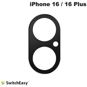 SwitchEasy iPhone 16 / 16 Plus LenShield AJیV[g Black # SE_IPDSPALLS_BK XCb`C[W[ (JYveN^[)