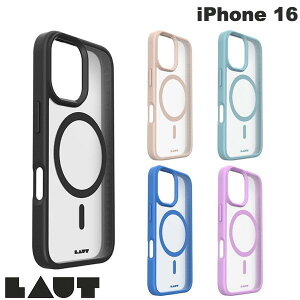 LAUT iPhone 16 HUEX PROTECT BEIGE GOLD ���E�g (�X�}�z�P�[�X�E�J�o�[) MagSafe
