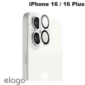 elago iPhone 16 / 16 Plus CAMERA LENS PROTECTOR Clear AJpیtB(1) # EL_IPDSPBGLZ_CL GS (JYveN^[)