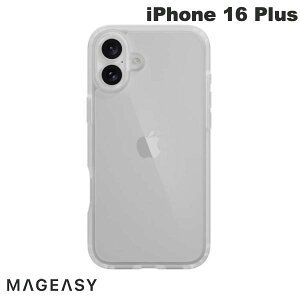 MagEasy iPhone 16 Plus Aero ϏՌ^P[X Transparent # ME_IPBCSPTAE_TR }OC[W[ (X}zP[XEJo[) NAP[X