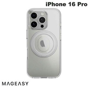 MagEasy iPhone 16 Pro MagStand 360 M with Ring MagSafeΉX^htϏՌP[X Transparent # ME_IPRCSPTM6_TR }OC[W[ (X}zP[XEJo[)