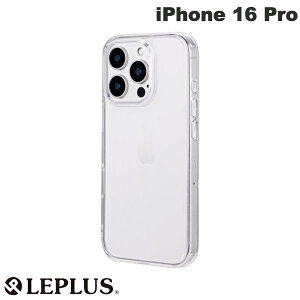 LEPLUS iPhone 16 Pro ���d�E�Ϗ��E�ϏՌ��n�C�u���b�h�P�[�X UTILO Hybrid 7H �N���A # LN-IP24CTH7CL ���v���X (�X�}�z�P�[�X�E�J�o�[)