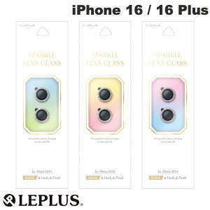 LEPLUS iPhone 16 / 16 Plus �����Y�ی�K���X�t�B���� SPARKLE LENS GLASS ���v���X (�J���������Y�v���e�N�^�[)