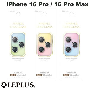 LEPLUS iPhone 16 Pro / 16 Pro Max �����Y�ی�K���X�t�B���� SPARKLE LENS GLASS ���v���X (�J���������Y�v���e�N�^�[)