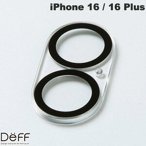 Deff iPhone 16 / 16 Plus CLEAR CAMERA LENS COVER �N���A # DG-IP24GAC3CR �f�B�[�t (�J���������Y�v���e�N�^�[)