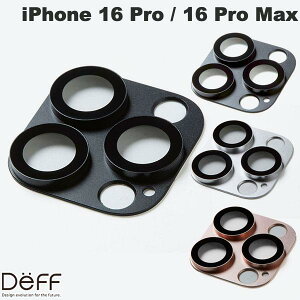 Deff iPhone 16 Pro / 16 Pro Max HYBRID CAMERA LENS COVER �f�B�[�t (�J���������Y�v���e�N�^�[)