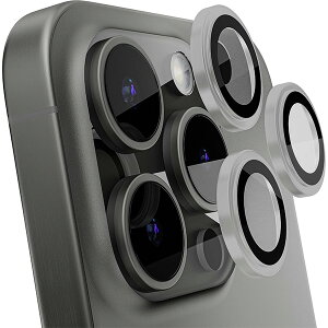 GHOSTEK iPhone 16 Pro / 16 Pro Max Camera Lens Protector Clear # GHOGSP2860 S[XebN (JYveN^[) ˖h~ wh~