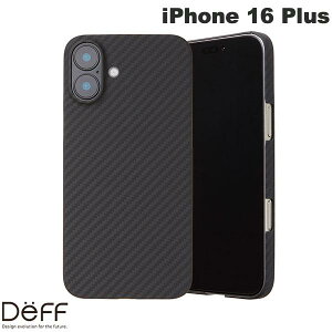 Deff iPhone 16 Plus Ultra Slim & Light Case DURO }bgubN # DCS-IPD24LBK fB[t (X}zP[XEJo[) f[ Pu[