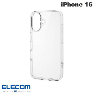 �G���R�� iPhone 16 �n�C�u���b�h�P�[�X �X�^���_�[�h �N���A # PM-A24AHVCKCR �G���R�� (�X�}�z�P�[�X�E�J�o�[)