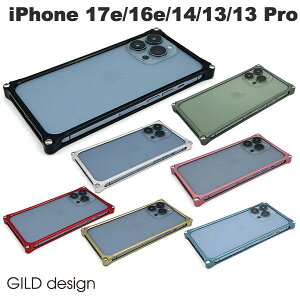 iPhone17e �o���p�[ �P�[�X GILD design iPhone 17e / 16e / 14 / 13 / 13 Pro �\���b�h�o���p�[ �M���h�f�U�C�� (�X�}�z�P�[�X�E�J�o�[) ���{�� �A���~���o�� ���������� �����Y