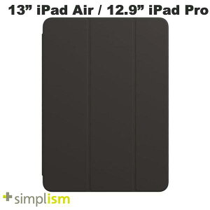 �g���j�e�B Simplism 13�C���` iPad Air M4 (2026) / M3 (2025) / M2 (2024) / 12.9�C���` iPad Pro 6 / 5 [FLIP SHELL] �w�ʃN���A �t���b�v�V�F���P�[�X ���C�g�u���b�N # TRV-IPD24AL-FS-SMBK �V���v���Y�� (�^�u���b�g�J�o